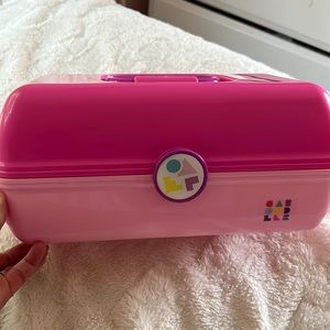 Pink Caboodles makeup case
